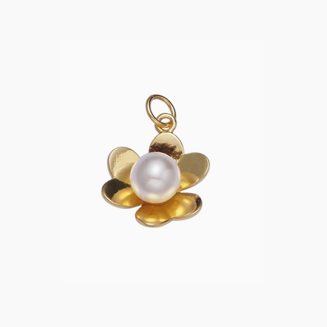 Pearl Flower Charm