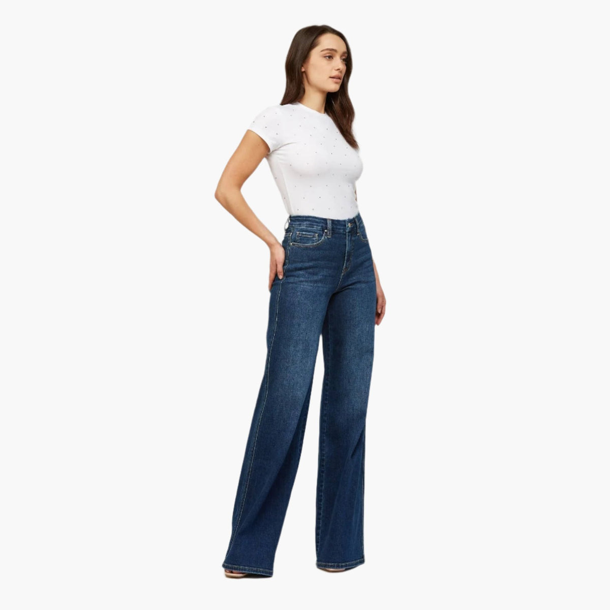 Indigo High Rise Skater Jean