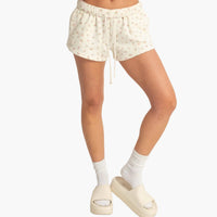 Ditsy Floral French Terry Shorts