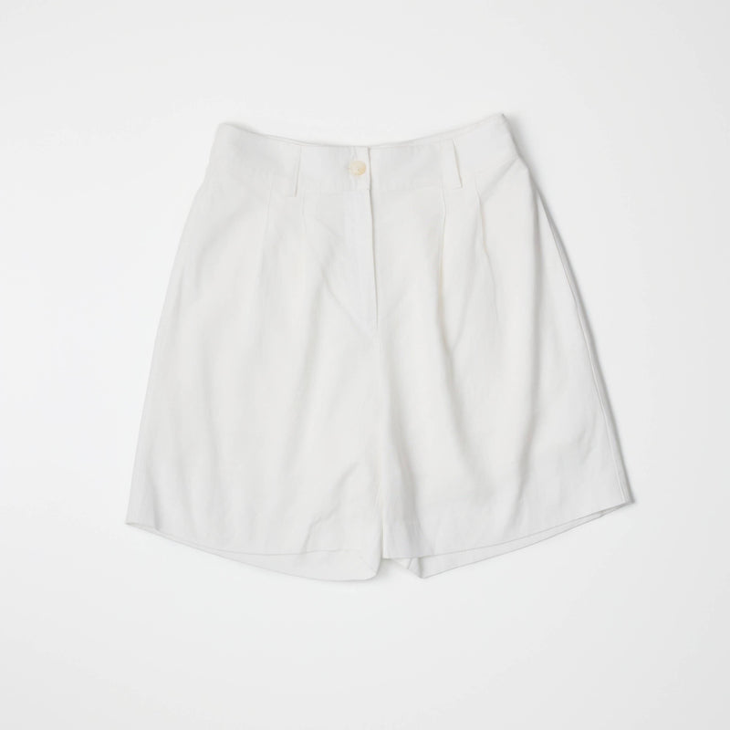 The Amelia Pleated Mid-Length Shorts