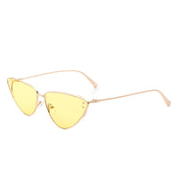 Retro Metal Frame Cat Eye Sunglasses