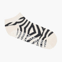 Classic Low Rise Grip Socks - Monochrome Swirl