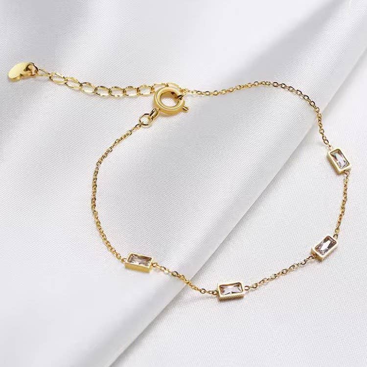 Baguette Stone Bracelet