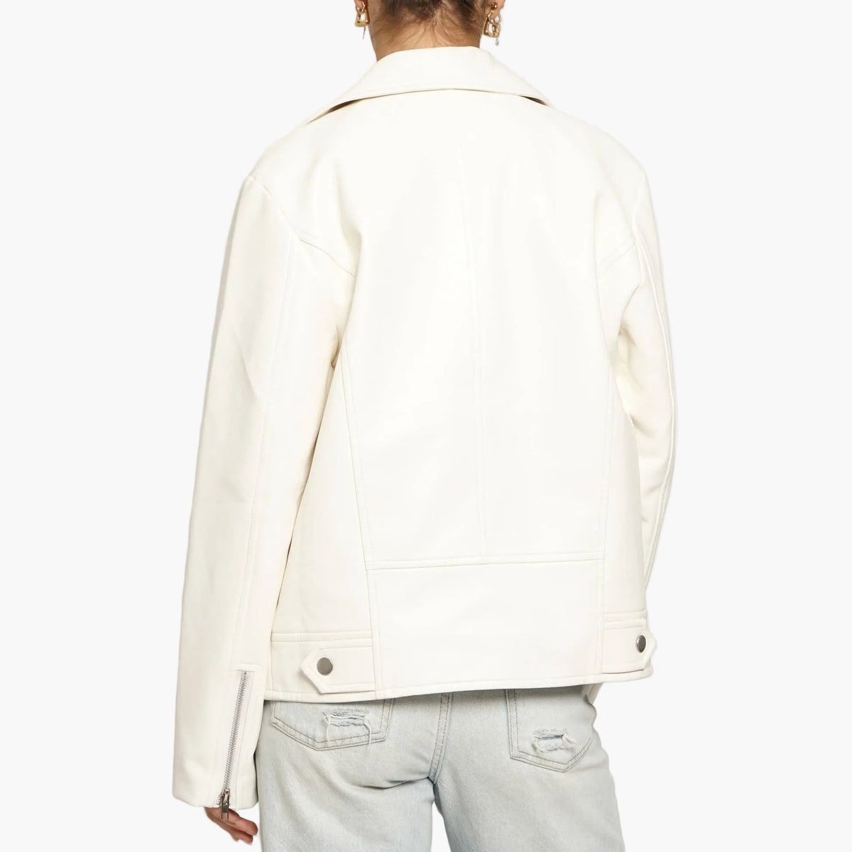 Vegan Leather Moto Jacket