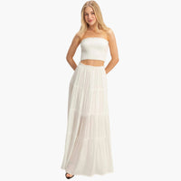 Tiered Flowy Skirt