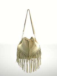 Emanuela Genuine Suede Leather Bag