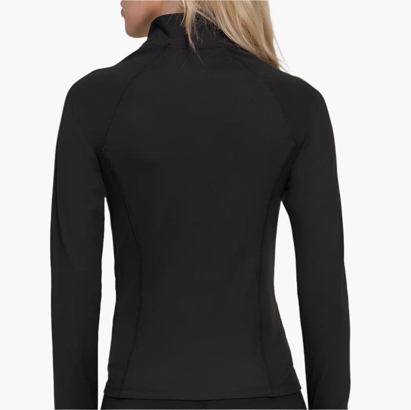 Long Sleeve Quarter Zip Workout Top