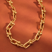 Denise 18k Gold Bold Chain Necklace