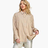 Oversized Pinstripe Shirt