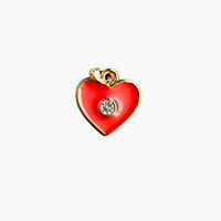 Enamel Pendant Heart Charm