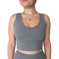 Sarah Tank Bra in Moonstone