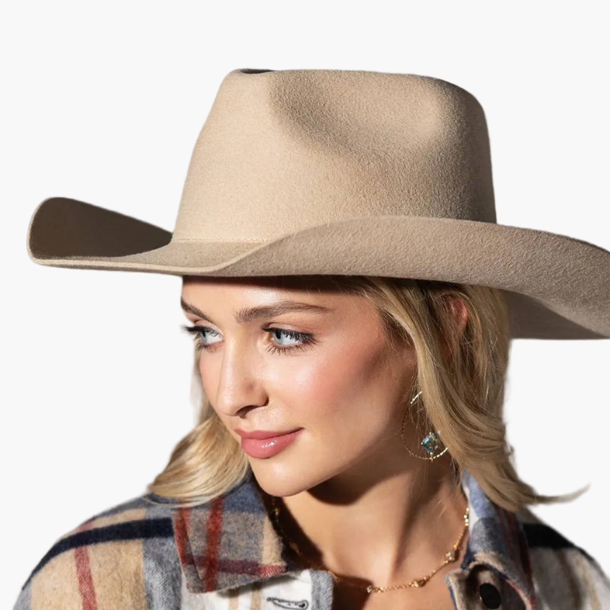 100% Australian Wool Hard Brim Cowboy Hat