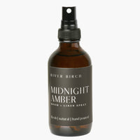 Midnight Amber - 4 oz Amber Glass Room + Linen Spray