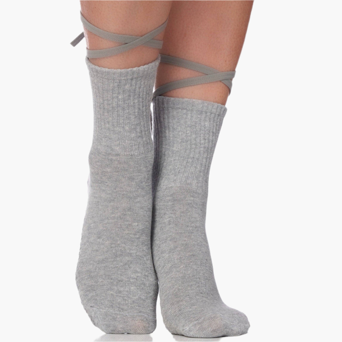 The Nina Grip Socks - Grey