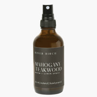 Mahogany Teakwood - 4 oz Amber Glass Room + Linen Spray