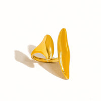 Danielle 18K Gold Non-Tarnish Abstract Statement Ring