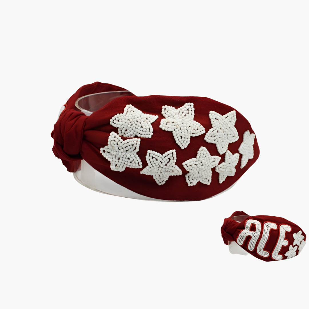 Gamed at Beaded Ace and Star Headband