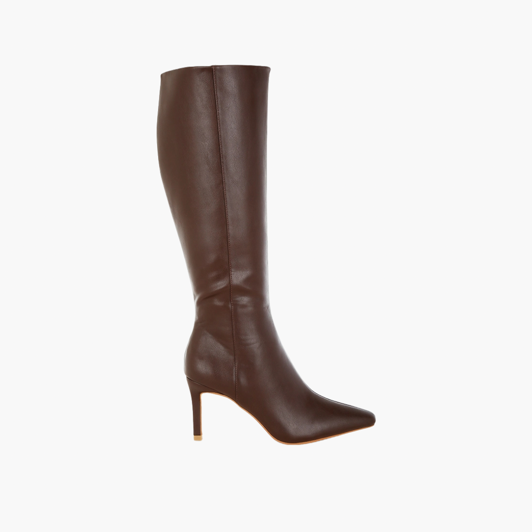 Skara Faux Leather Calf Boots