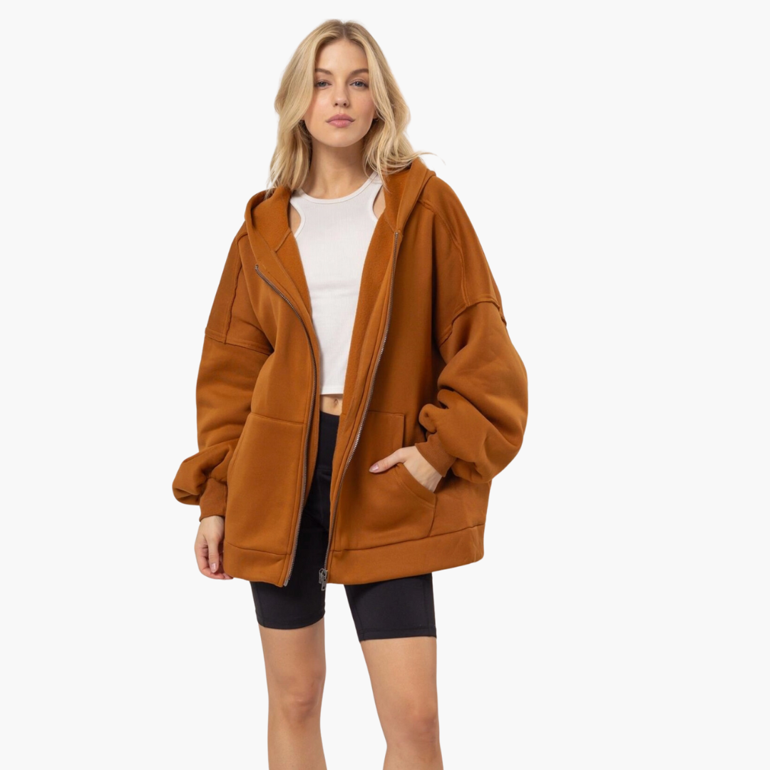 French Terry Oversized Jacket