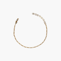 18K Gold Filled Figaro Anklet