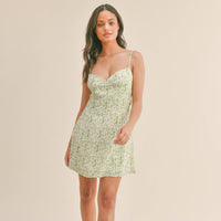 Lottie Floral Print Mini Dress