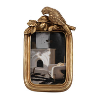 Gold Polyresin Bird Picture Frame - 4x6 in.