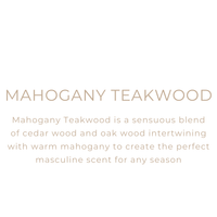 Mahogany Teakwood - 4 oz Amber Glass Room + Linen Spray