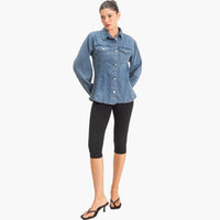 The Sculpted Denim Jacket