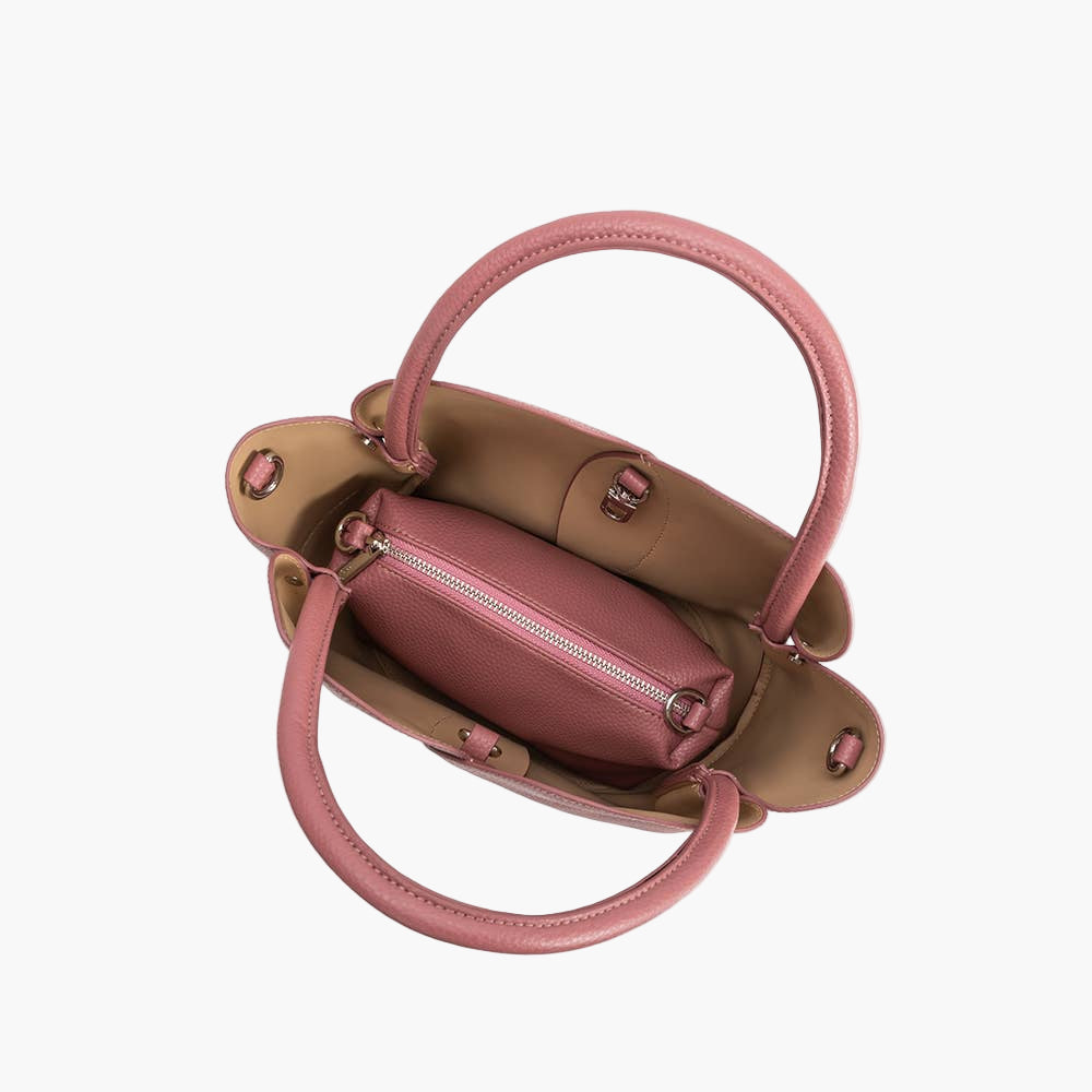 Tulip Mauve Recycled Vegan Top Handle