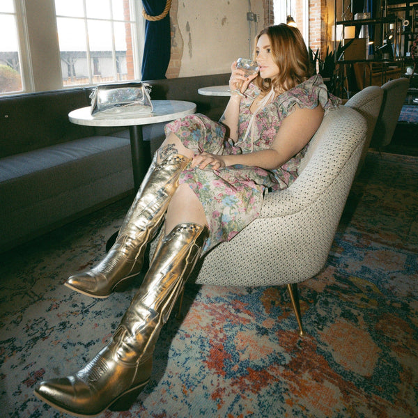 The Jolene | Electric Metallic Cowboy Boot