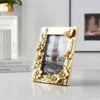 Gold Resin Boho Picture Frame - 4x6 in.