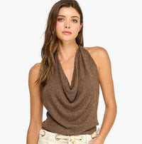 Lightweight Draped Halter Top