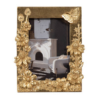 Gold Resin Boho Picture Frame - 4x6 in.