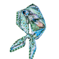 Assorted Flower Print Square Bandana Scarf