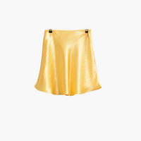 Satin Mini Skirt