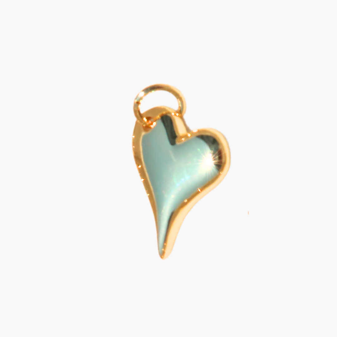 Gold Filled Dangle Heart Charm