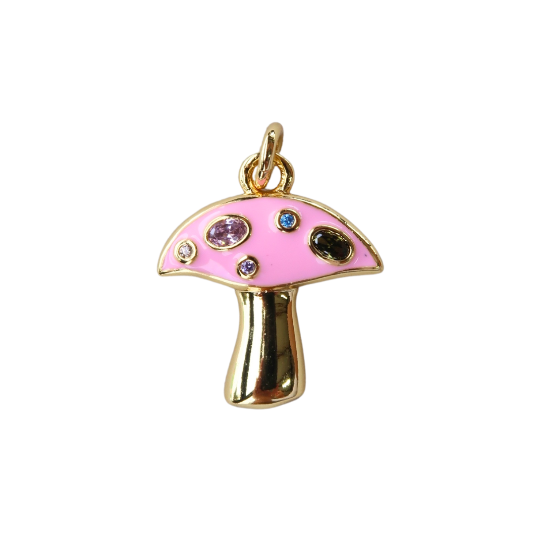 Mini Mushroom Charm