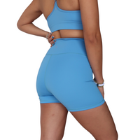 The Gym Short in Azure