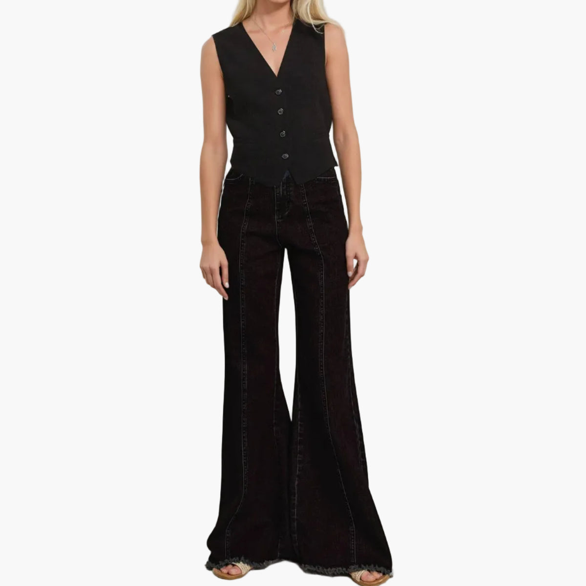 Wide Leg Palazzo Jeans