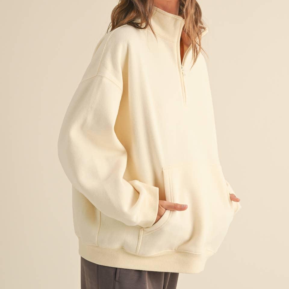 Cozy Fleece Oversized Pullover