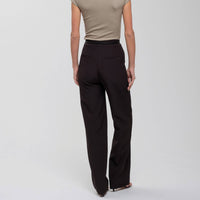 High Rise Straight Leg Trousers