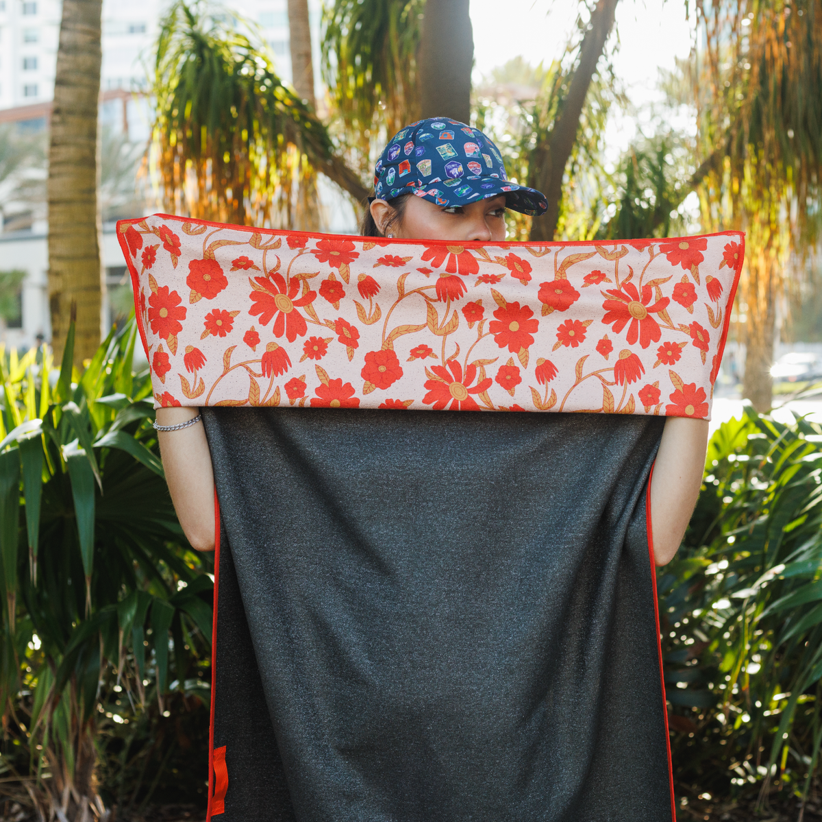 Peaches & Pleasures Car Seat Cover Towel