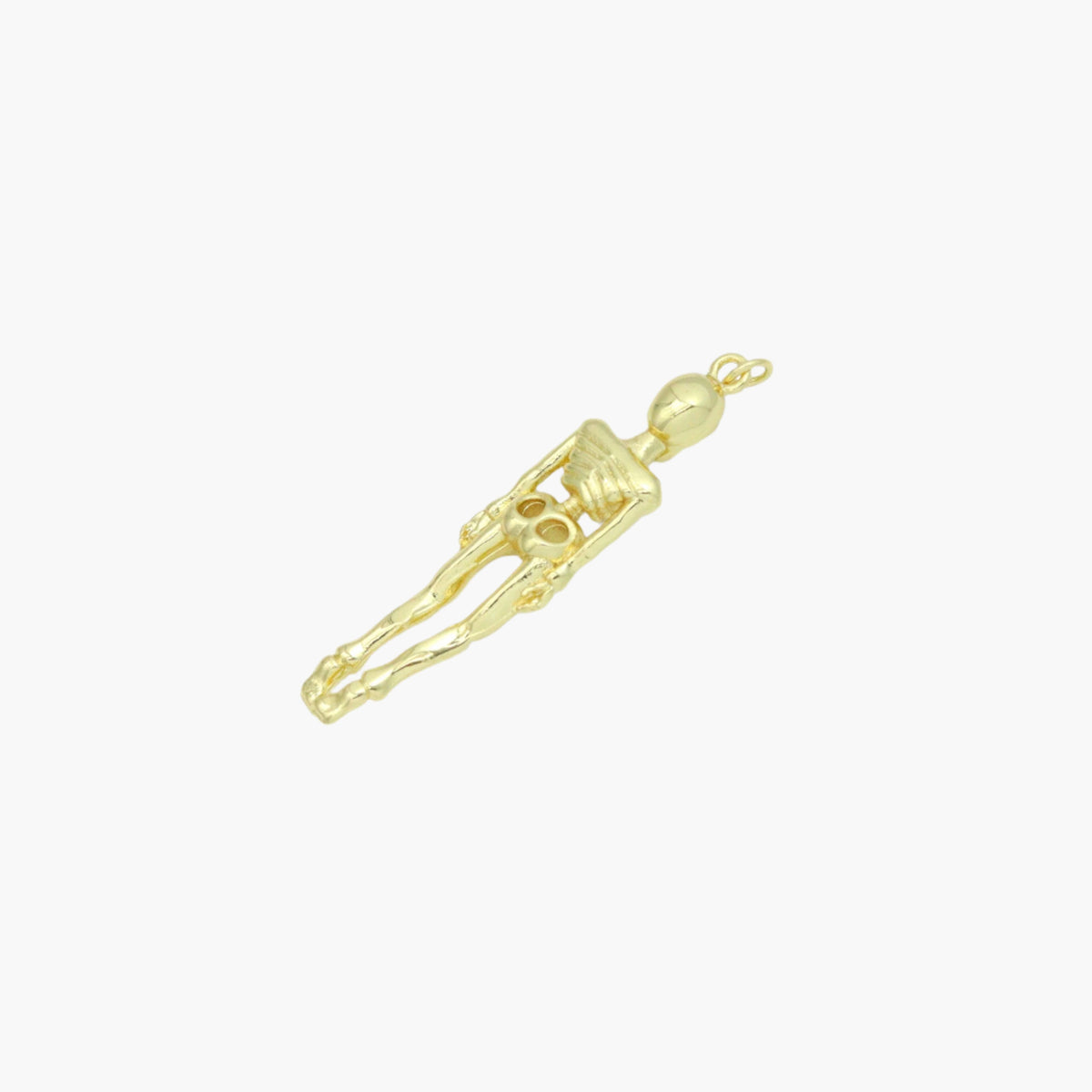 Gold Skeleton Charm