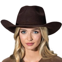 100% Australian Wool Hard Brim Cowboy Hat