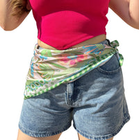Assorted Flower Print Square Bandana Scarf