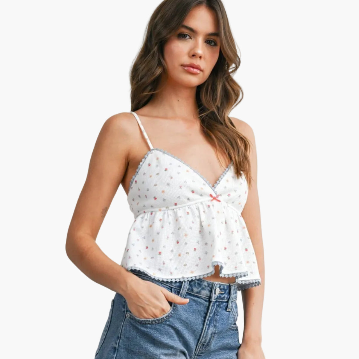 Dainty Floral Cami Top