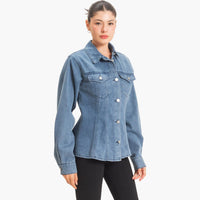 The Sculpted Denim Jacket