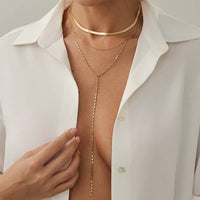 Layered Lariat Necklace