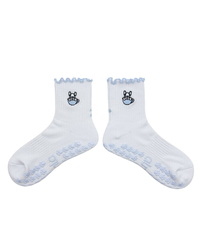 Frenchie Pilates Grip Socks