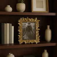 Gold Polyresin Butterfly Picture Frame - 5x7 in.